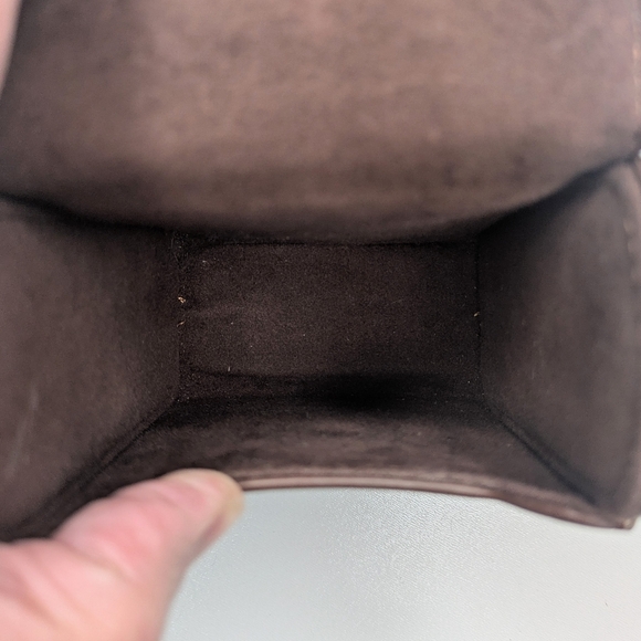 Vintage Brown Camera Bag Small Crossbody Belt Structured - Picture 7 of 7